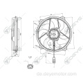 1253.K2 DC 12V Kühlerlüfter für CITROEN C4